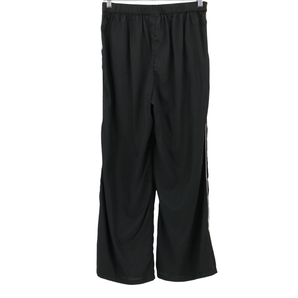 Jason Wu Black Satin Contrast Piping Set Lounge Sleepwear Large - Picture 7 of 12